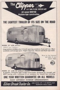 1954 may silver streak clipper trailer life