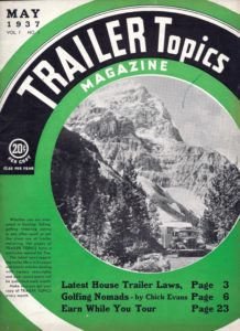 May 1937 Trailer Topics mag issus 1, no 1Western (Westcraft)