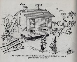 Trailer ways & Daze 1955 cartoons pages